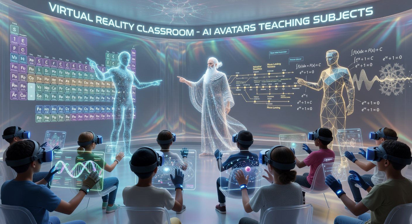 VR AI Classroom Future